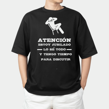 CAMISETA "ESTOY JUBILADO - MAESTROS DEL DEBATE"