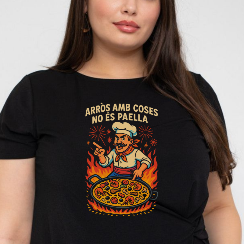 CAMISETA "ARRÓS AMB COSES NO ÉS PAELLA"
