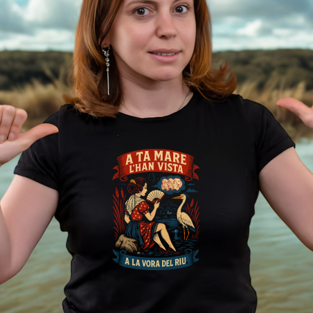 CAMISETA "A LA VORA DEL RIU - EROTISME VALENCIÀ"