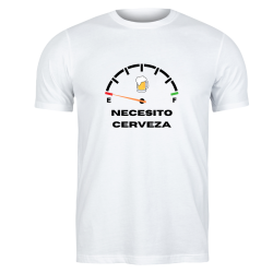 CAMISETA "NECESITO CERVEZA"