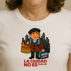 CAMISETA "LA CIUDAD NO ES PARA MI"