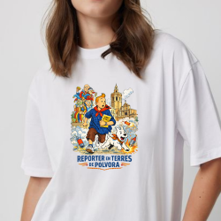 CAMISETA TINTIN - REPORTER EN TERRES DE PÓLVORA