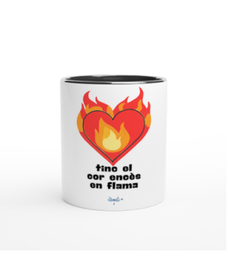 TAZA COR ENCÈS EN FLAMES