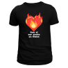 CAMISETA "COR ENCES EN FLAMA"