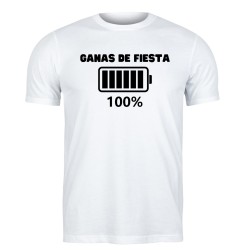 CAMISETA "GANAS DE FIESTA"